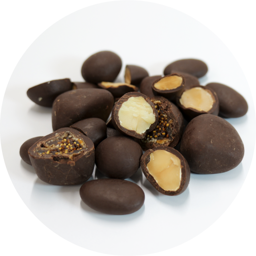 オーガニックチョコレートコーティング