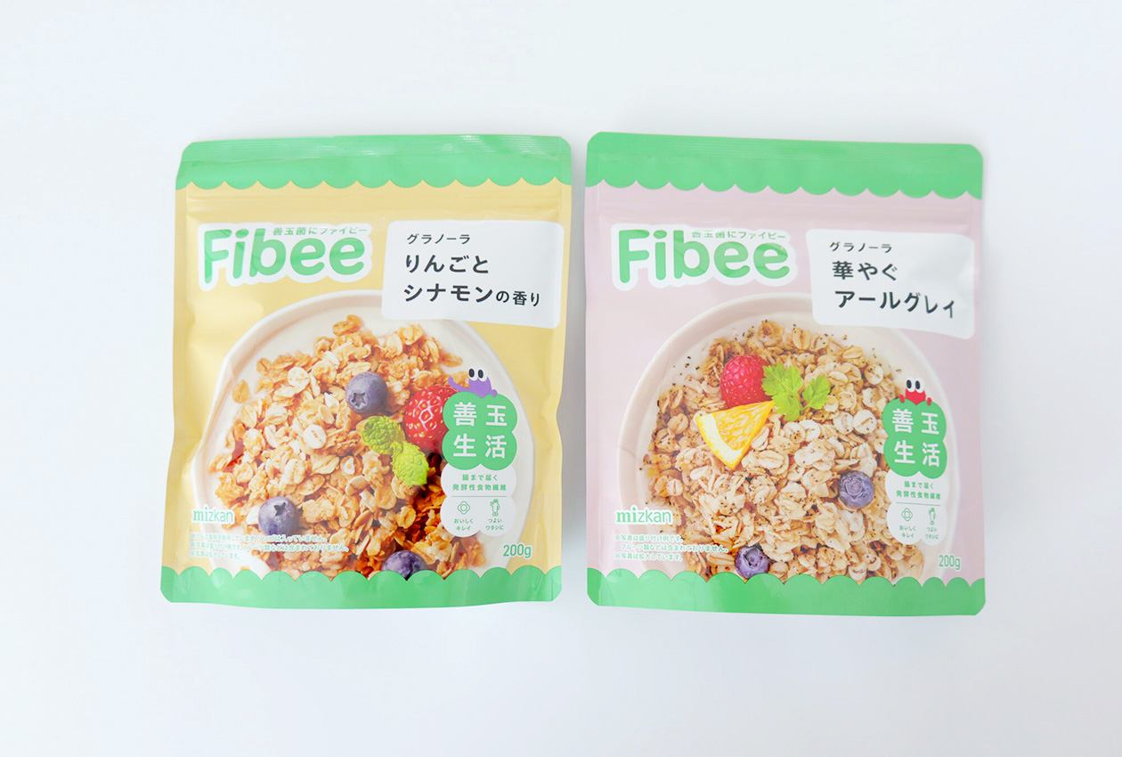 Fibeeグラノーラ・りんごとシナモンの香り／華やぐアールグレイ