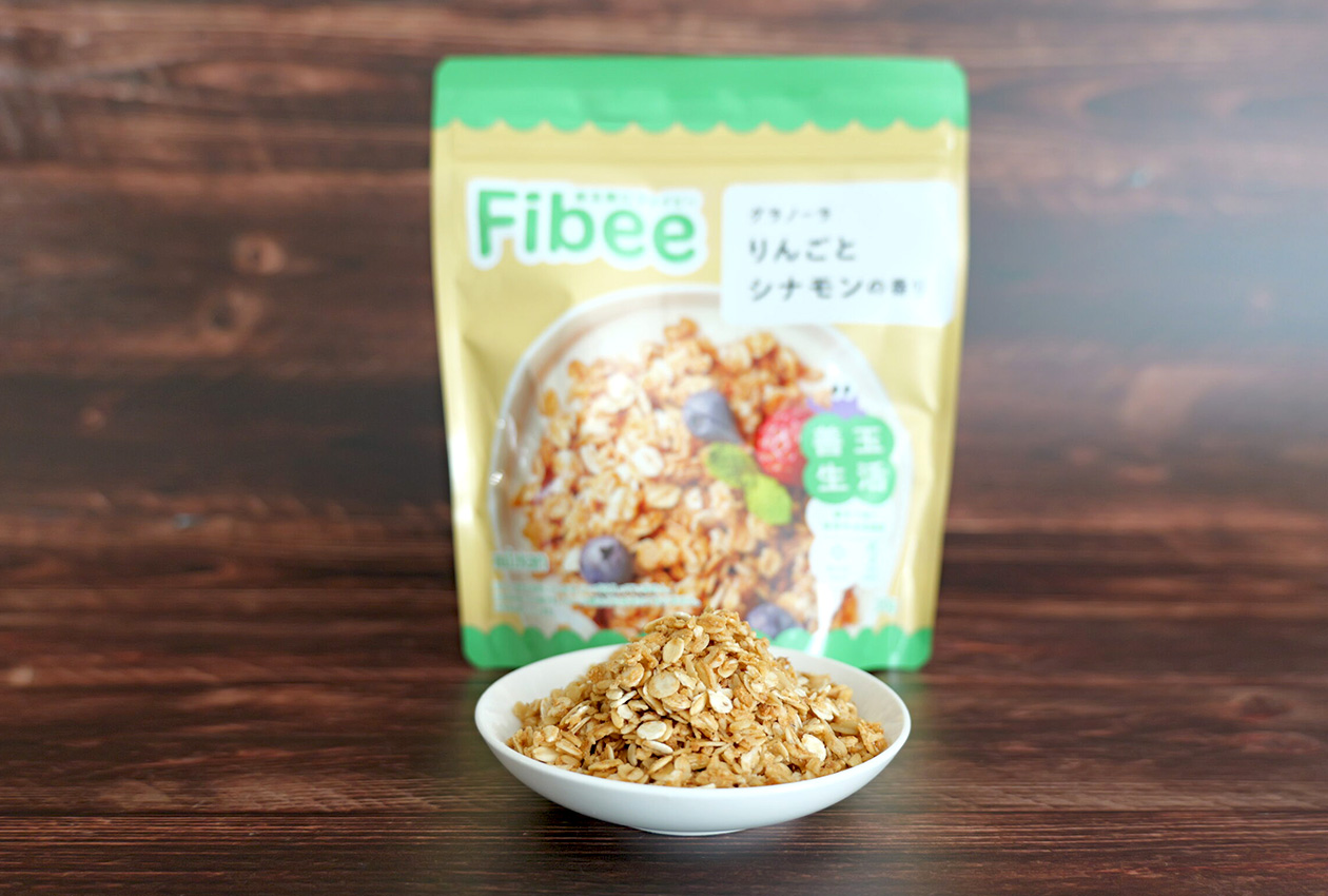 Fibeeグラノーラ・りんごとシナモンの香り