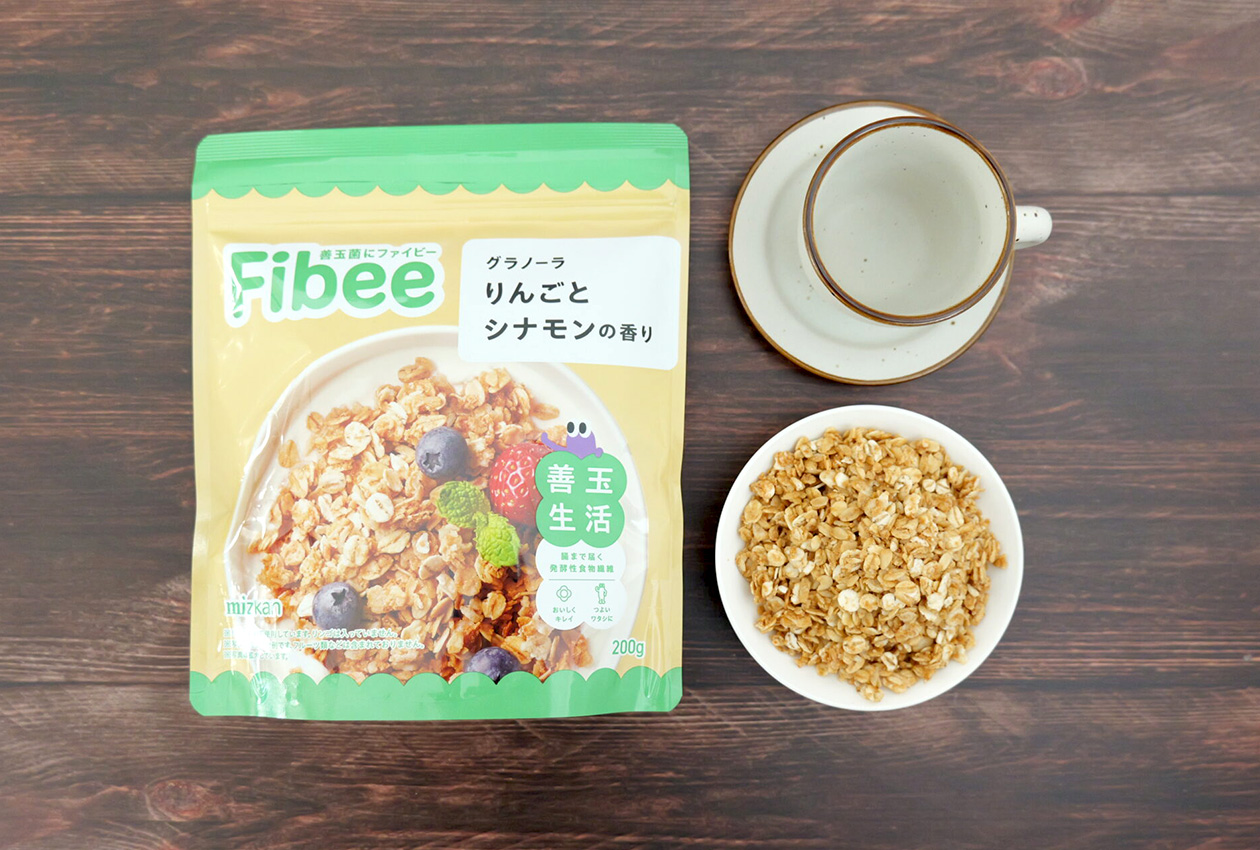 Fibeeグラノーラ・りんごとシナモンの香り